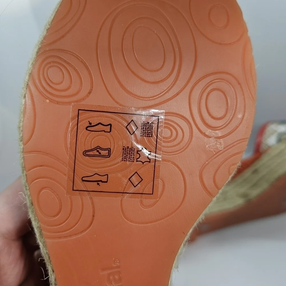 Desigual Lara Rustic Wedges espadrille sandals EU 40 US 9
